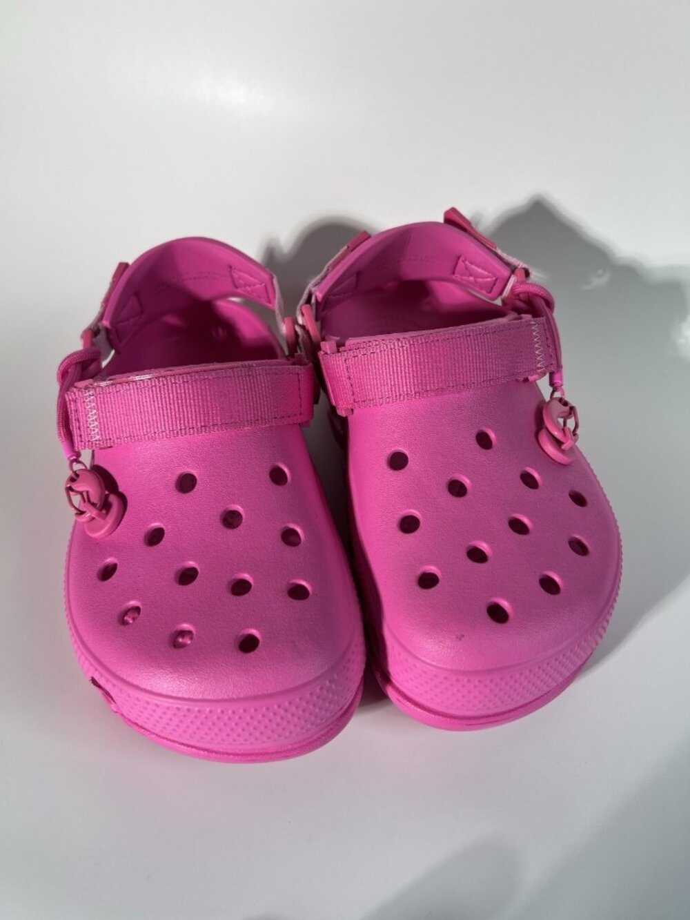 Crocs x Post Malone Duet Max Clog Electric Pink Women Size 7 - Picture 2 of 16